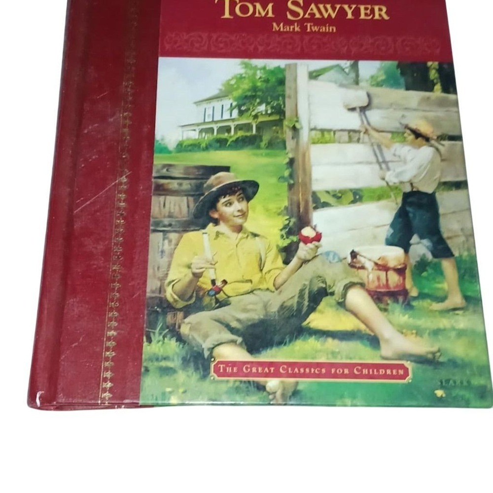 The Adventures of Tom Sawyer by Mark Twain Hardcover Children's Classic